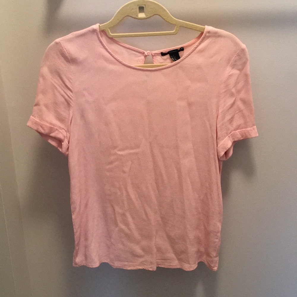 Light Pink Short Sleeve Top